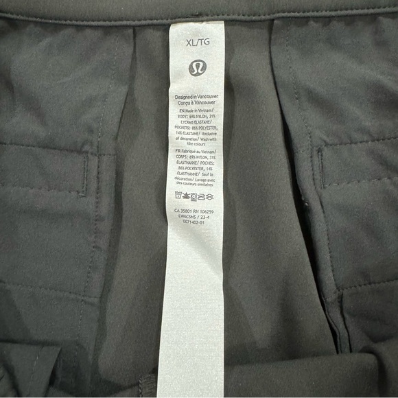 New! Lululemon Tapered-Leg Mid-Rise Crop Pants 25” Luxtreme Size XL - Picture 5 of 11